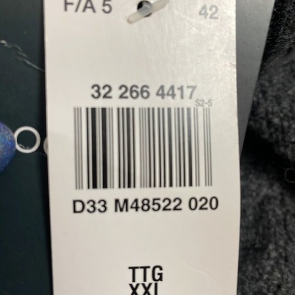 Vintage Mens Sears Cable Knit Sweater Blue Grey  Wool Blend - Picture 5 of 9